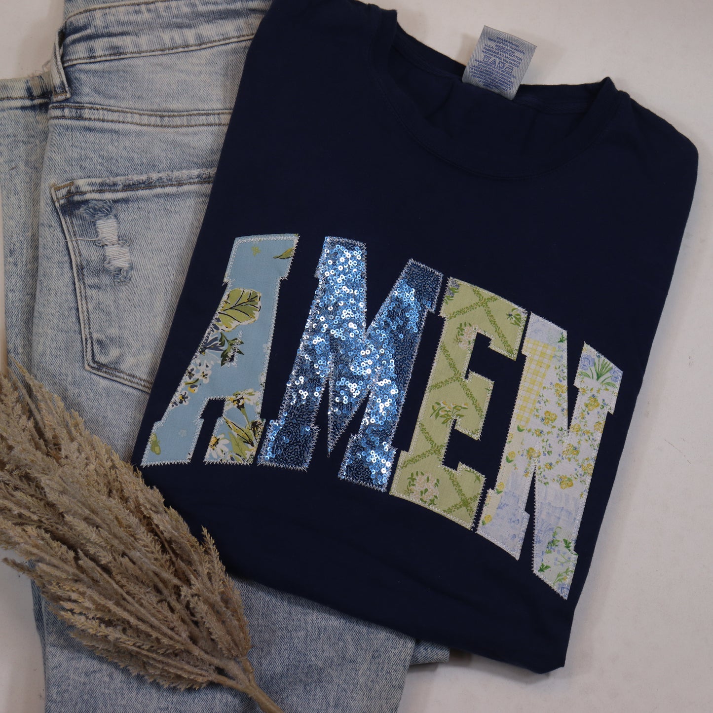 Navy Amen Short Sleeve