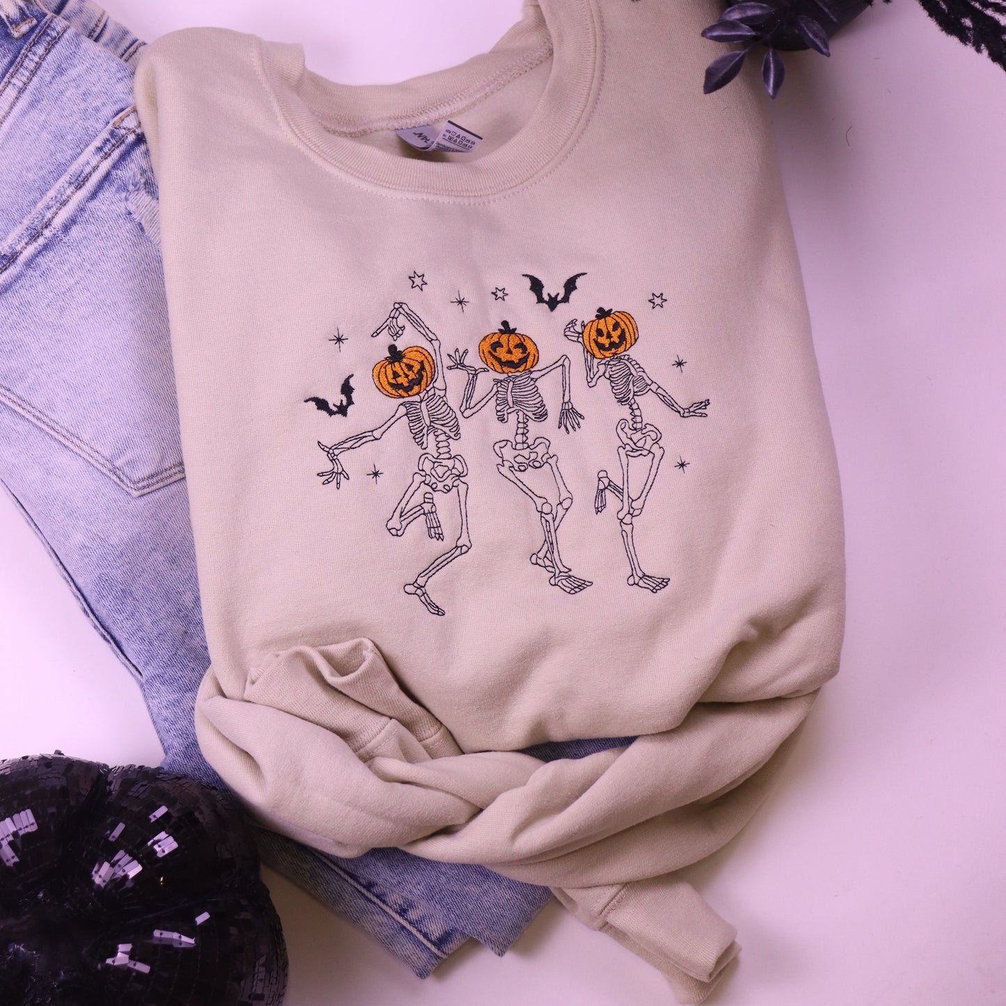 Sand Spooky Scary Skeletons Sweatshirt