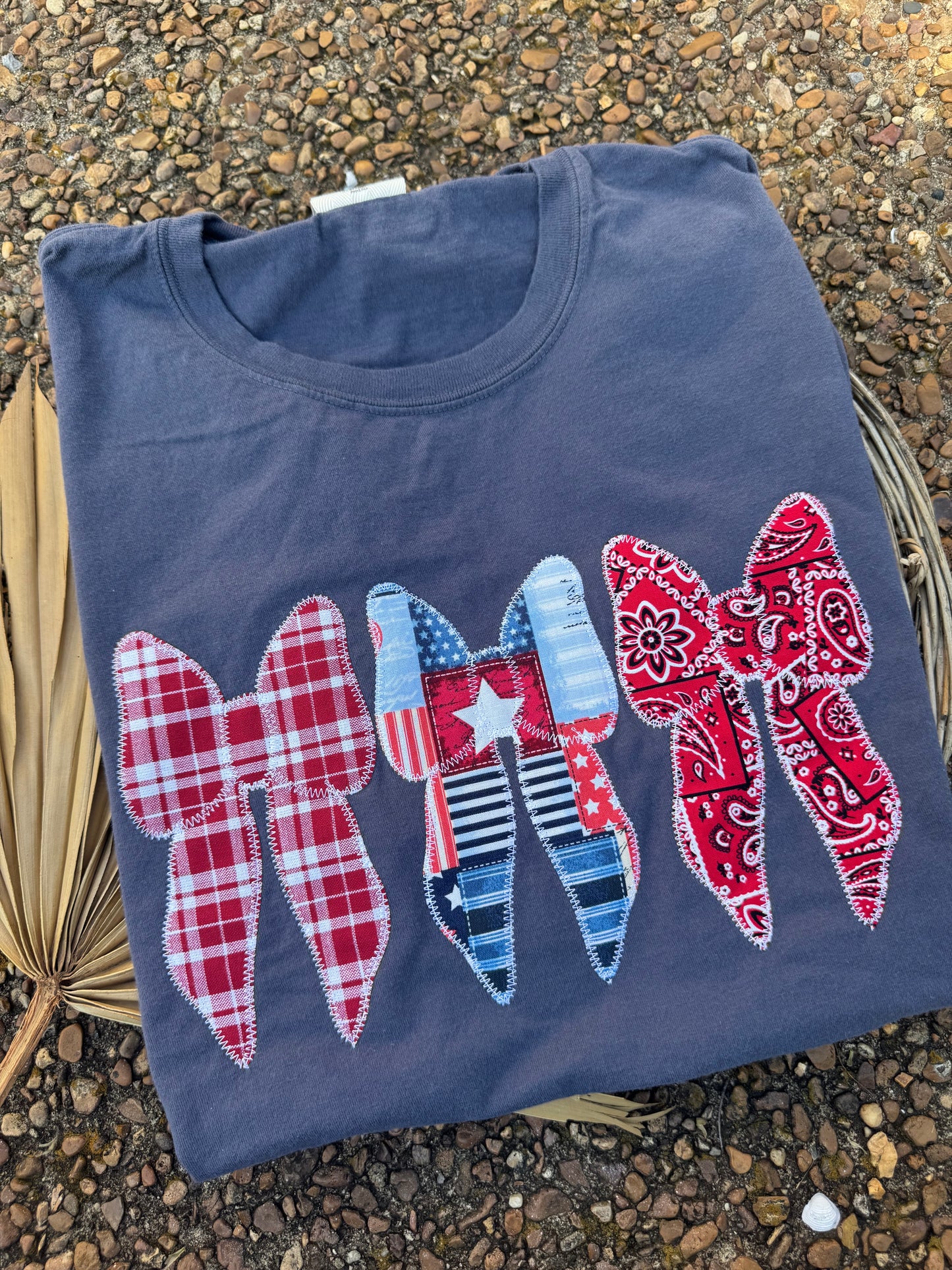 Patriotic Bows Short Sleeve