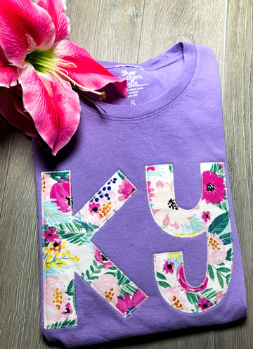 Pigment Dyed Spring Floral Short Sleeve -- ANY STATE