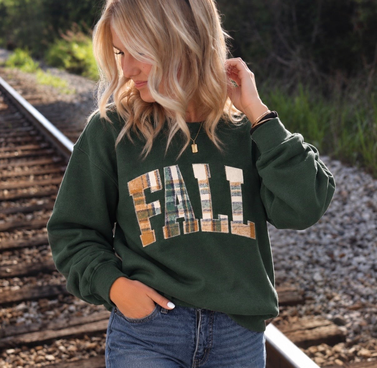 Hunter Fall Plaid Sweatshirt