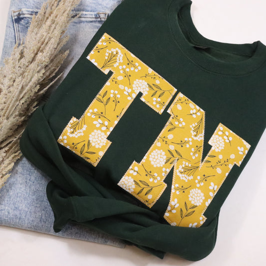 CUSTOM Fall Floral Sweatshirt