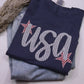 Denim Stripe USA Short Sleeve