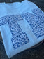 Blue Floral Short Sleeve - ANY STATE