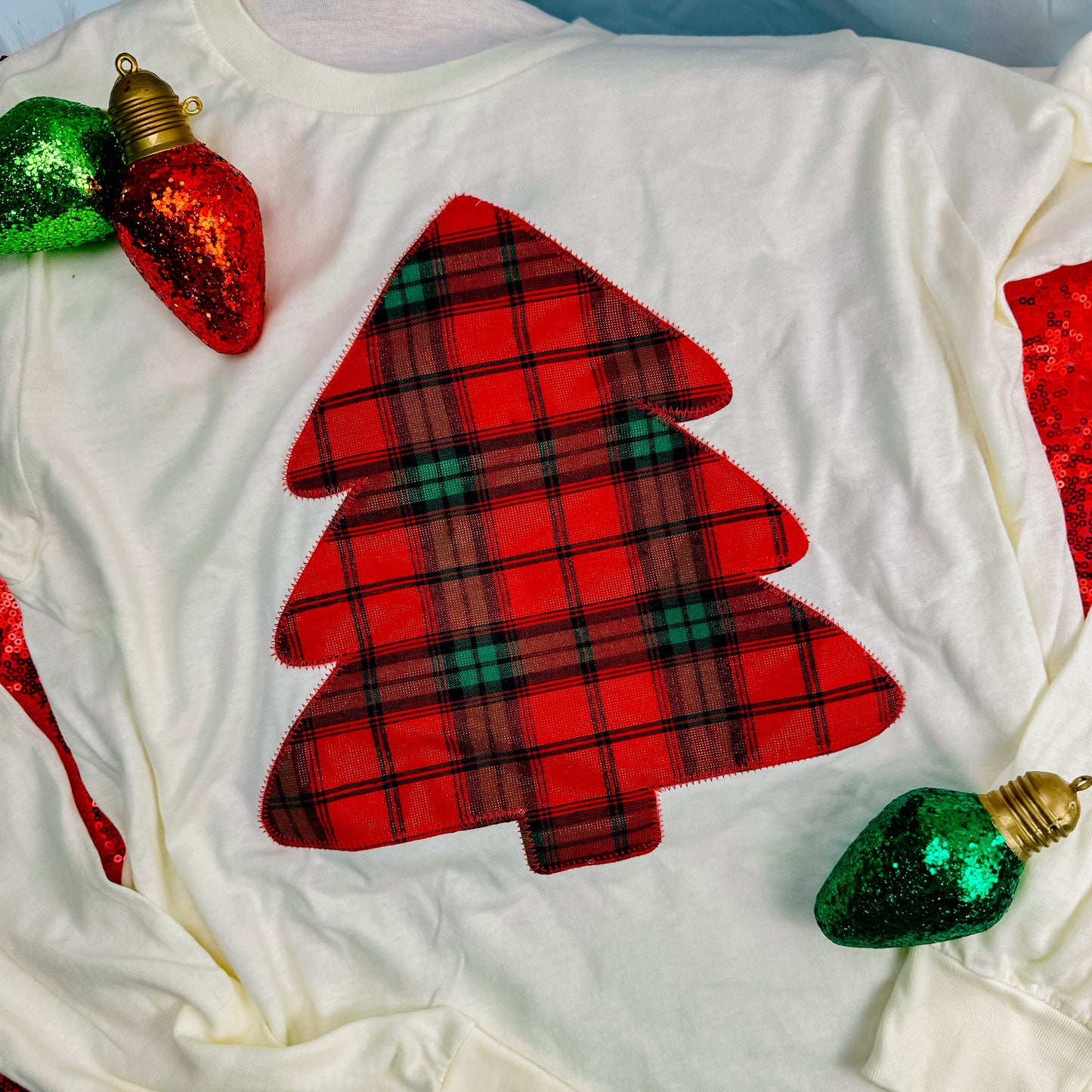 Plaid Christmas Tree Long Sleeve