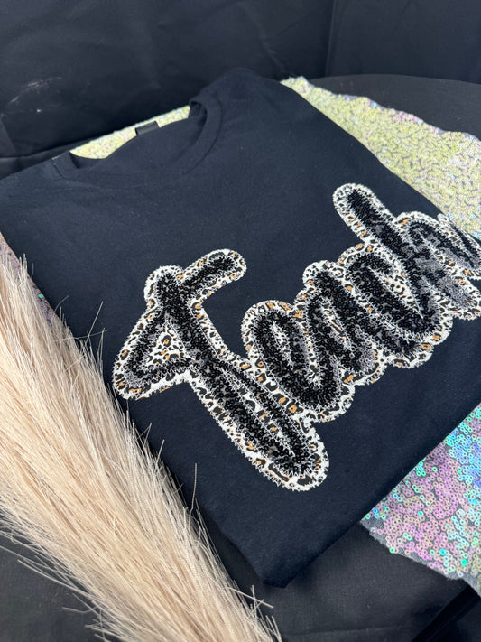 Teach Leopard Short Sleeve