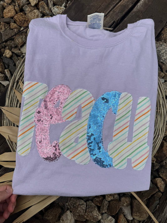 Striped Teach Short Sleeve