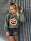 Orange Plaid Pumpkin Bucket Sweatshirt