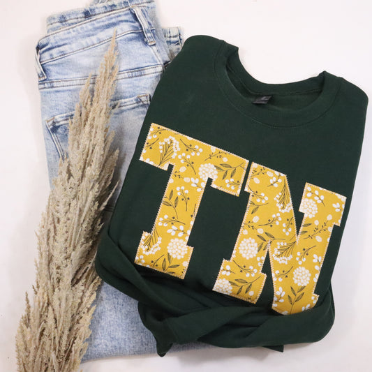 CUSTOM Fall Floral Sweatshirt