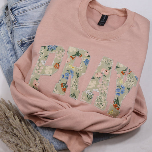Peach Pray Sweatshirt