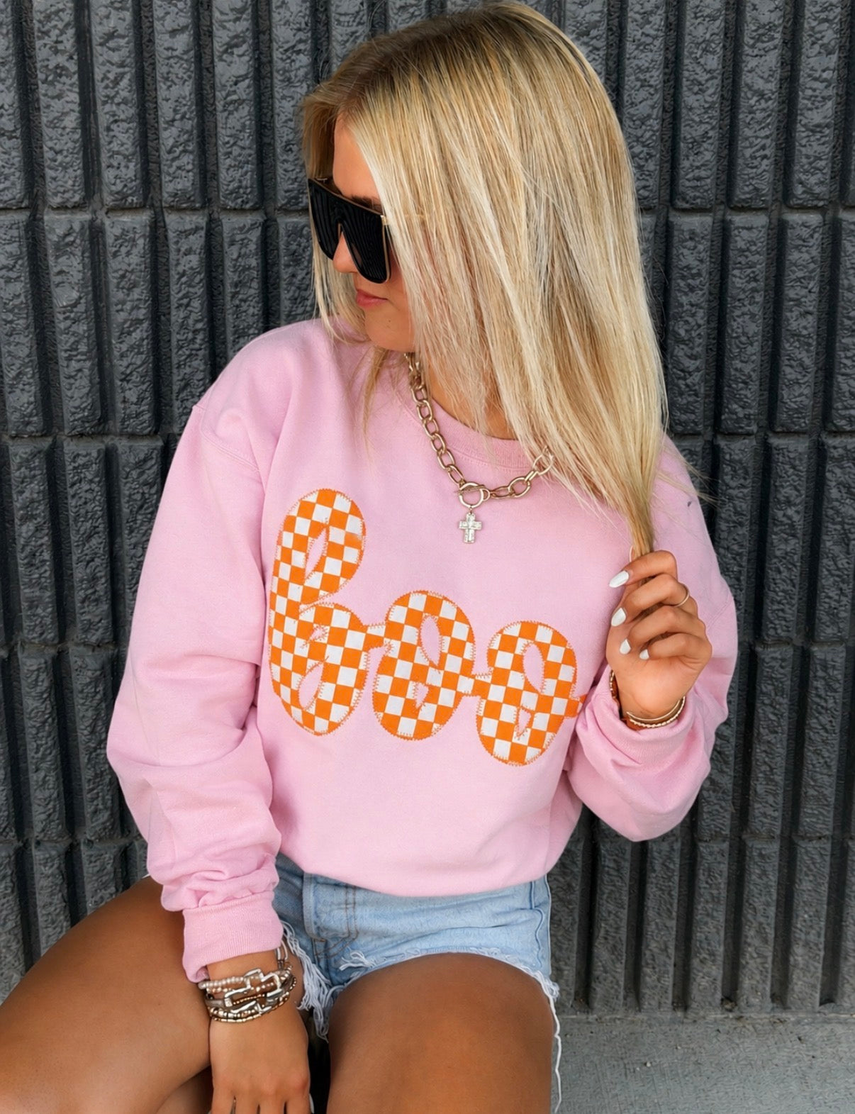 Pink Boo Sweatshirt