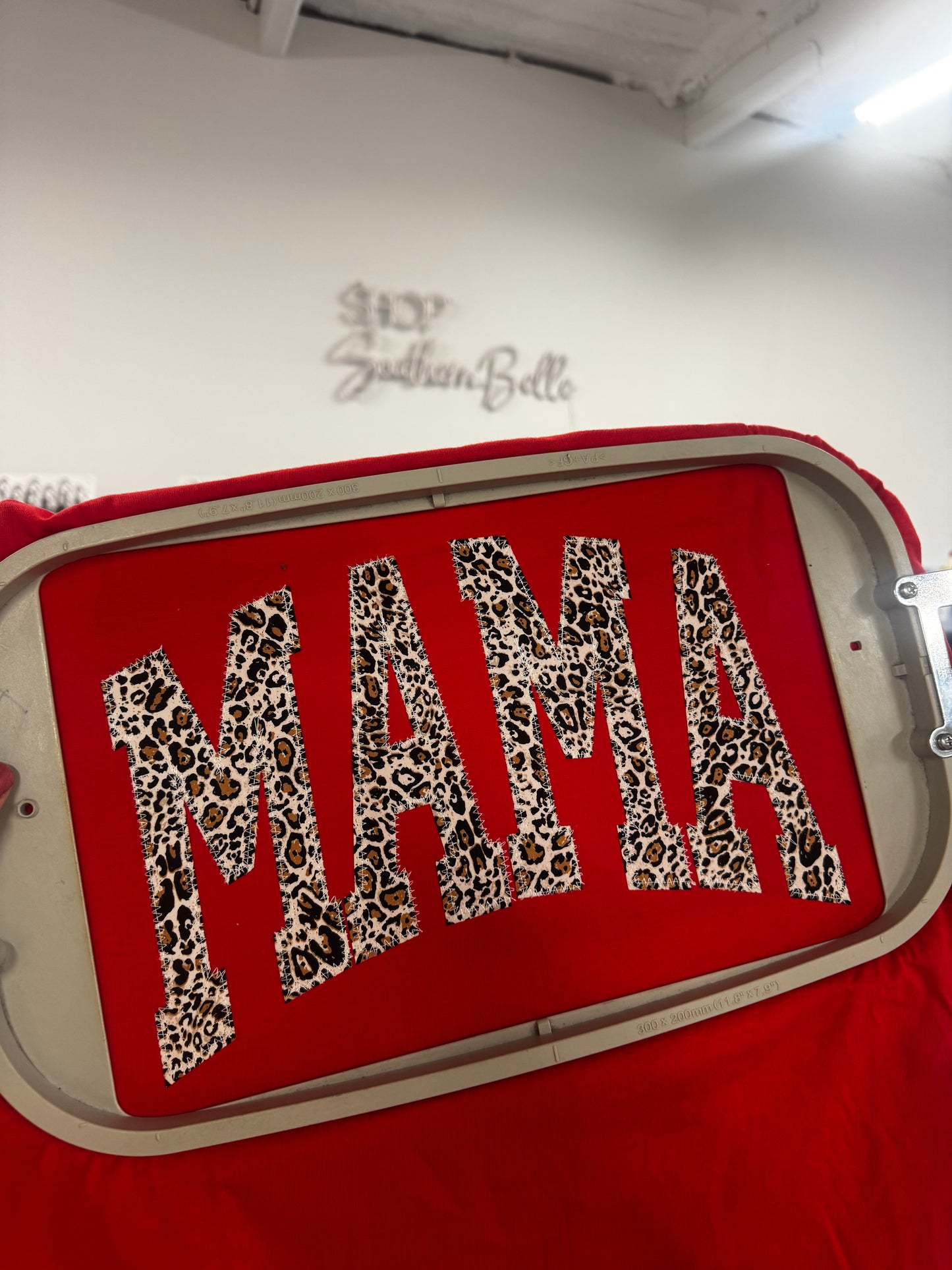 LIMITED DROP Red Leopard Mama Short Sleeve