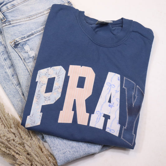 Navy Pray Short Sleeve