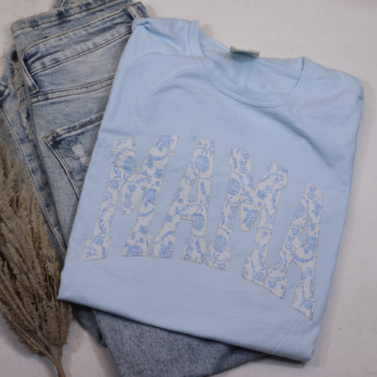 Light Blue Mama Short Sleeve