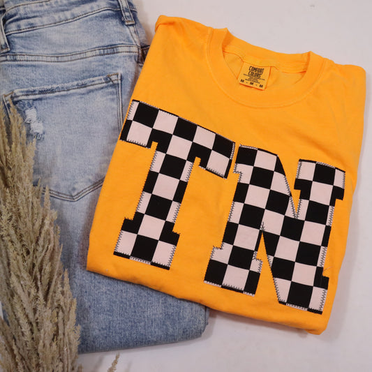 Black Check TN Short Sleeve