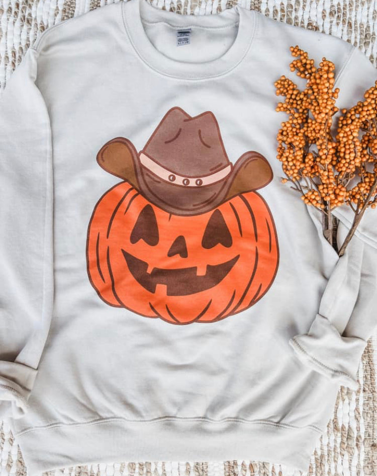 Pumpkin Cowboy Sweatshirt