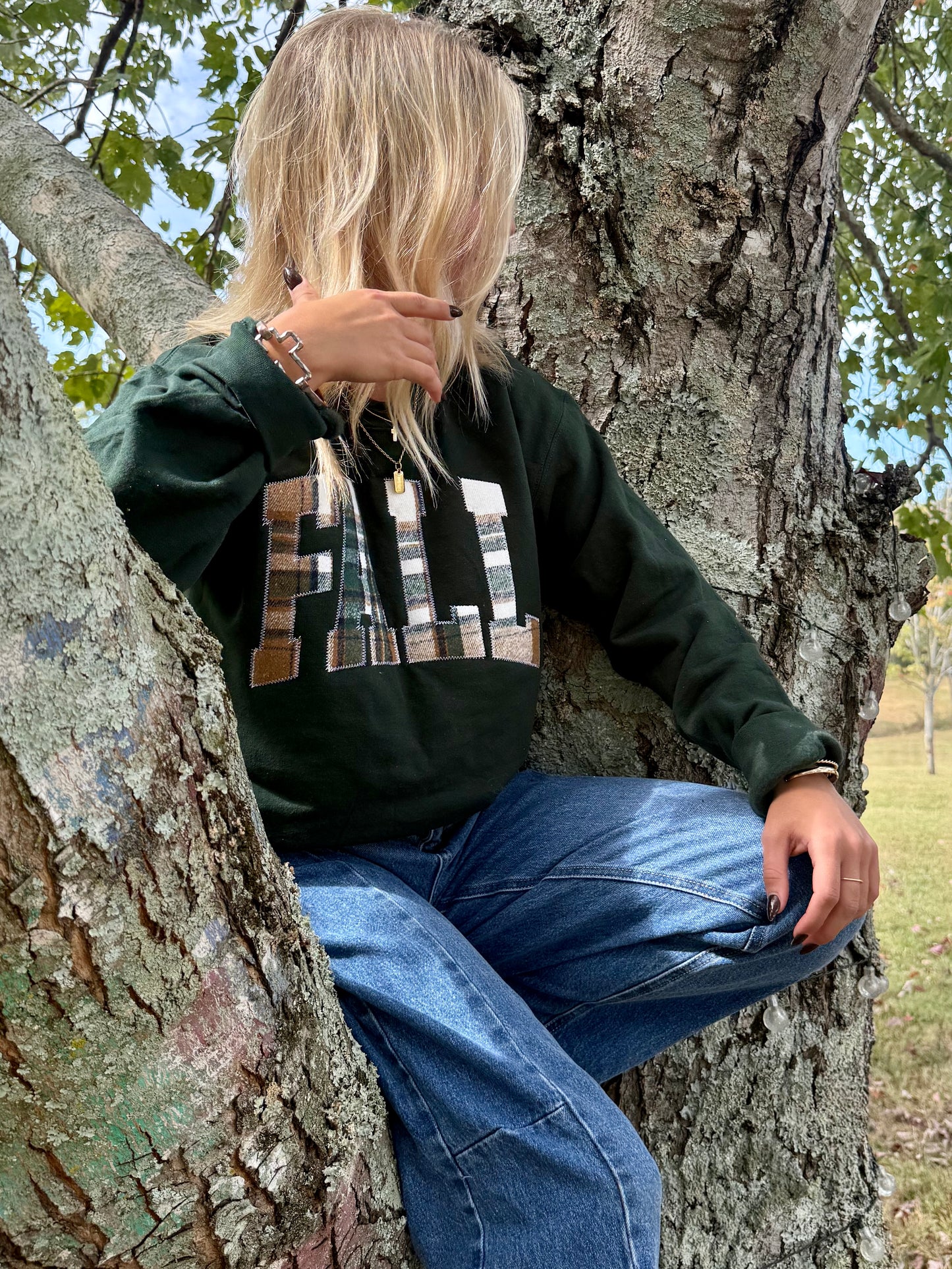 Hunter Fall Plaid Sweatshirt
