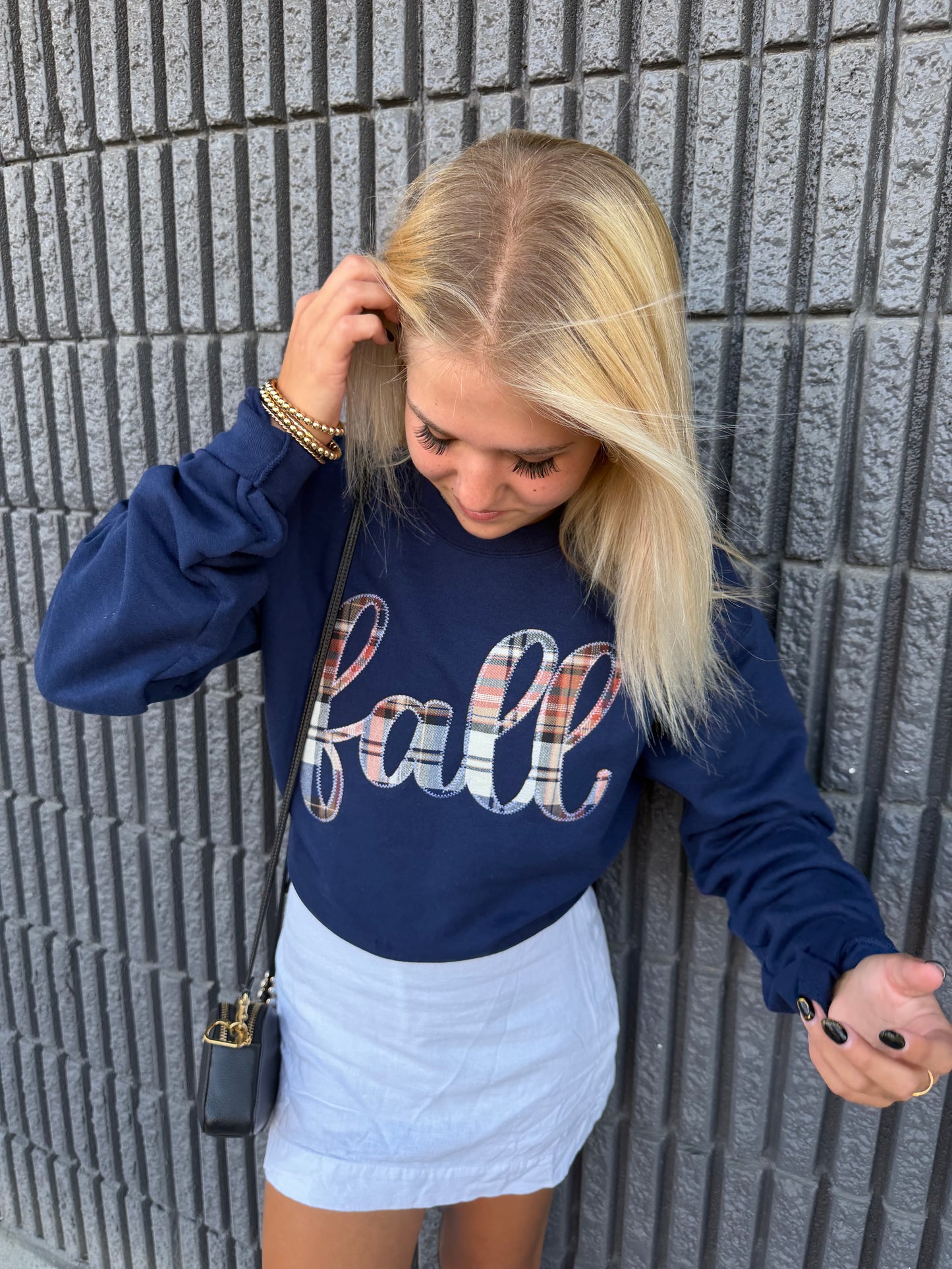 Fall Plaid Sweatshirt