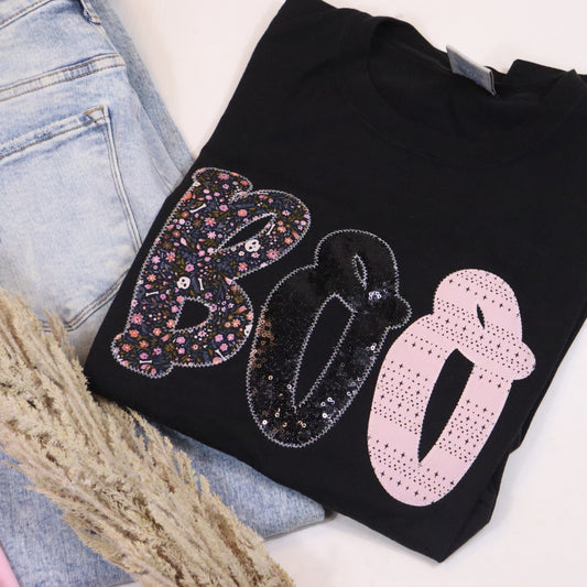 Black Boo Short Sleeve