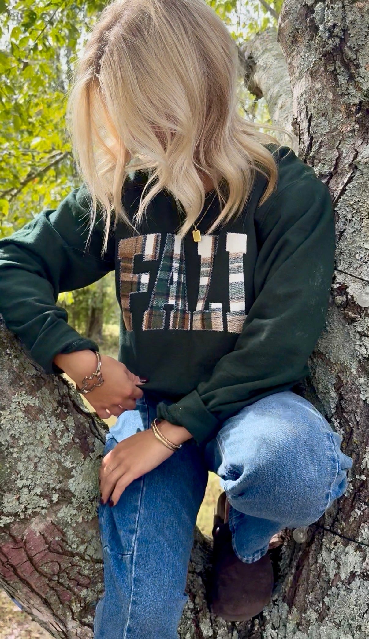 Hunter Fall Plaid Sweatshirt