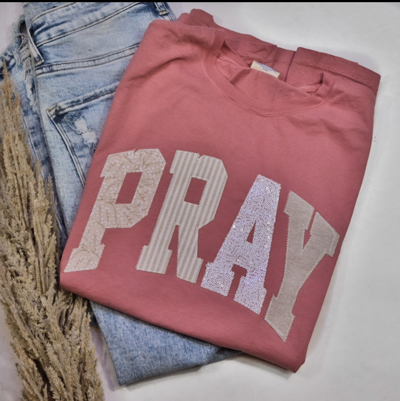 Light Mauve Pray Short Sleeve