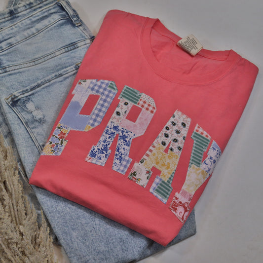 LIMITED DROP Patchwork Pray Short Sleeve