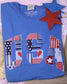Patchwork USA Short Sleeve