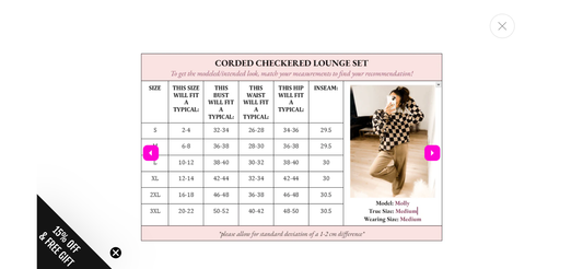 Checkerboard Corded Crew Sweater