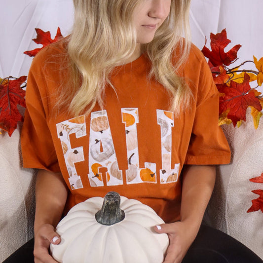 Fall Pumpkins Short Sleeve