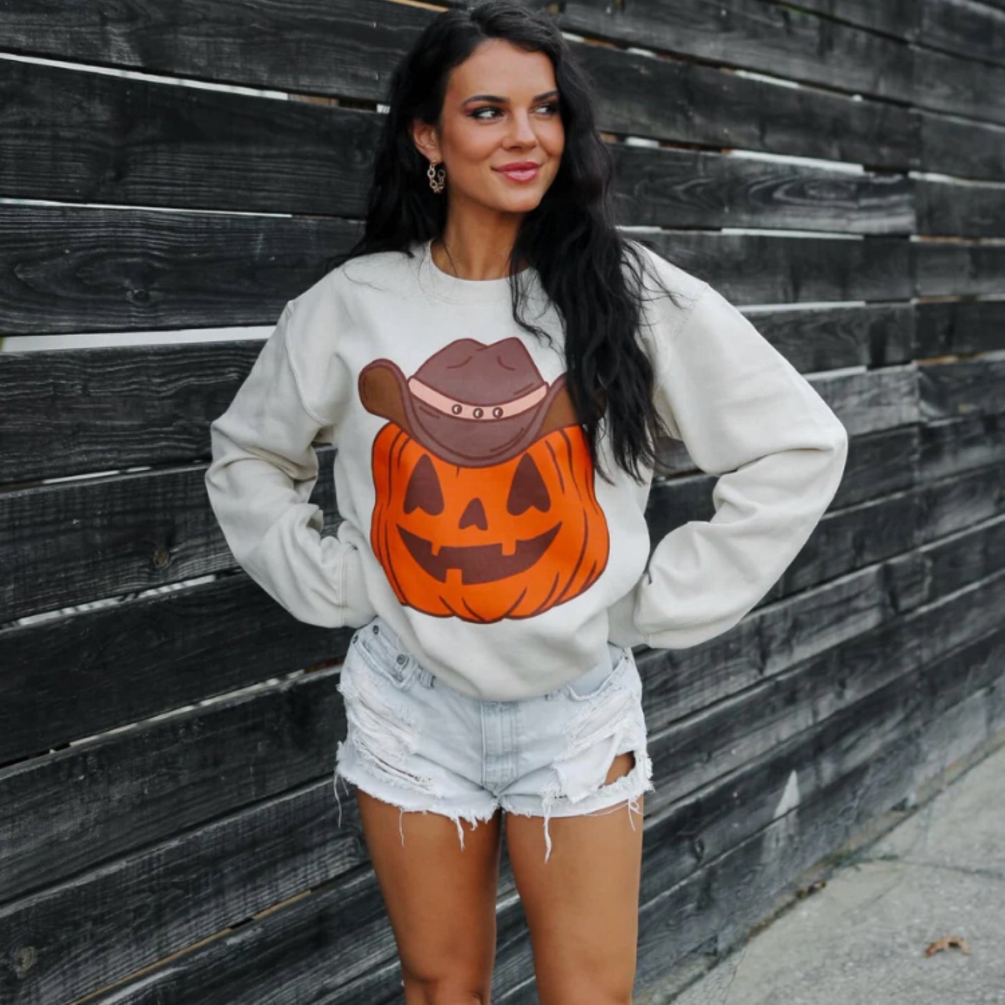 Pumpkin Cowboy Sweatshirt