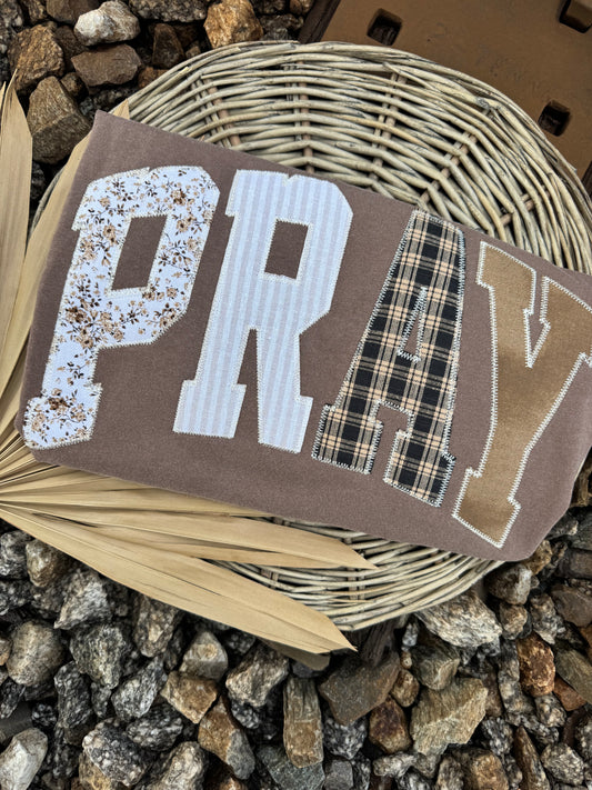 Brown Pray Short Sleeve