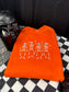 Orange Spooky Scary Skeletons Sweatshirt