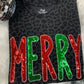 Merry in Black Leopard Short Sleeve