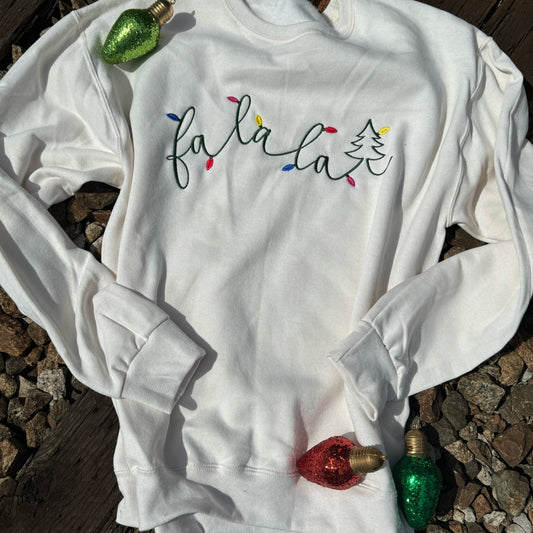 Fa La La with Lights Sweatshirt