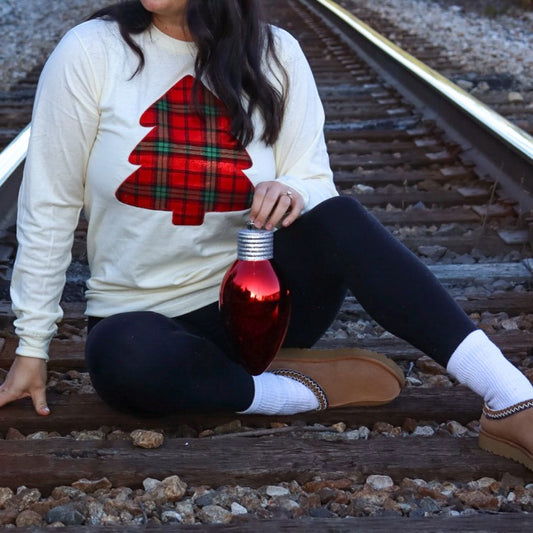 Plaid Christmas Tree Long Sleeve