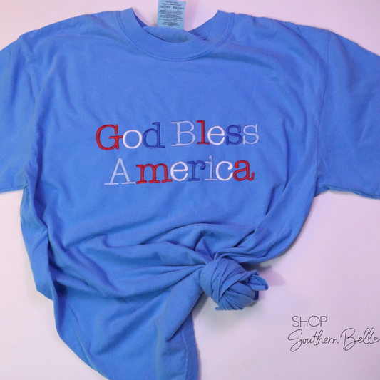 God Bless America Short Sleeve
