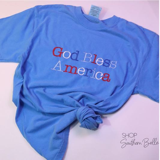 God Bless America Short Sleeve