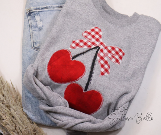 Grey Cherries Sweatshirt