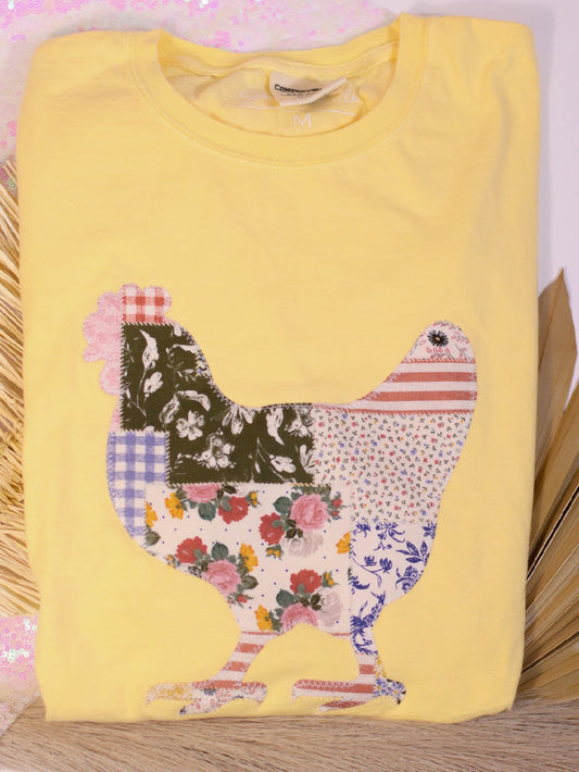 Patchwork Chicken Short Sleeve