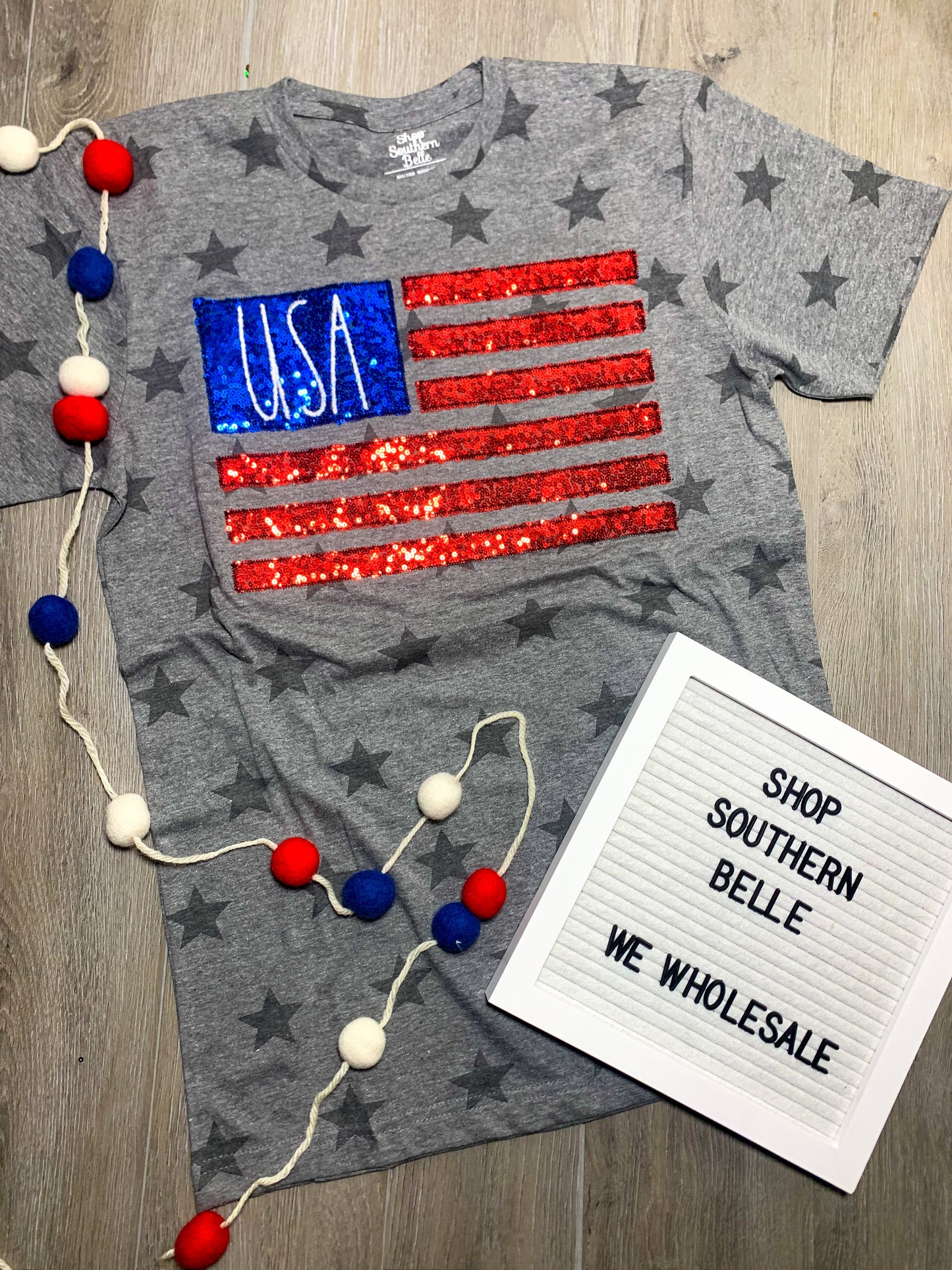 USA Flag Short Sleeve